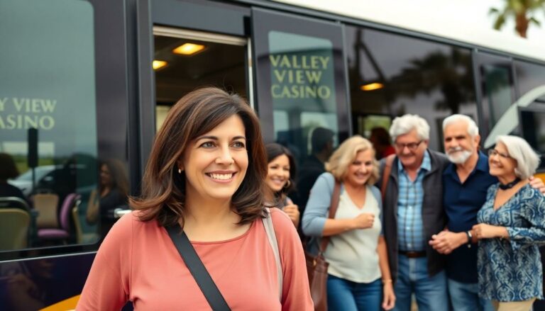 valley view casino bus pickup locations near me